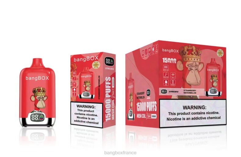 Puff Bang Box Avis - Bang Box 15000 bouffées pastèque fraise X428647