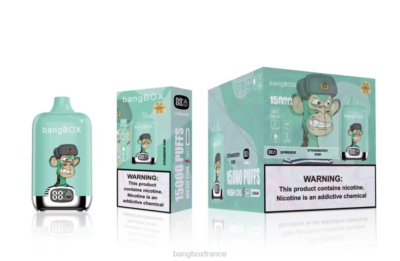 Puff Bang Box Nicotine - Bang Box 15000 bouffées fraise-kiwi X428639
