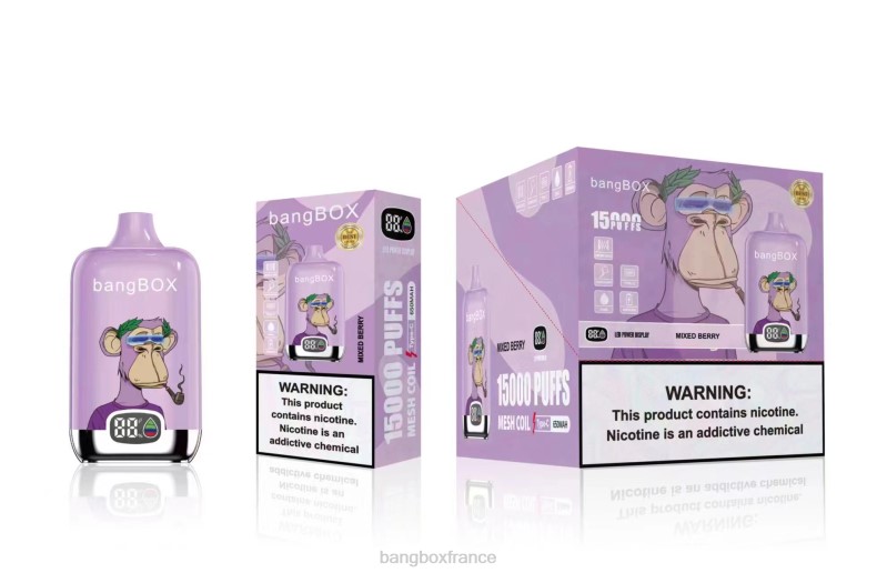 Puff Bang Digital Box - Bang Box 15000 bouffées baies mélangées X428641