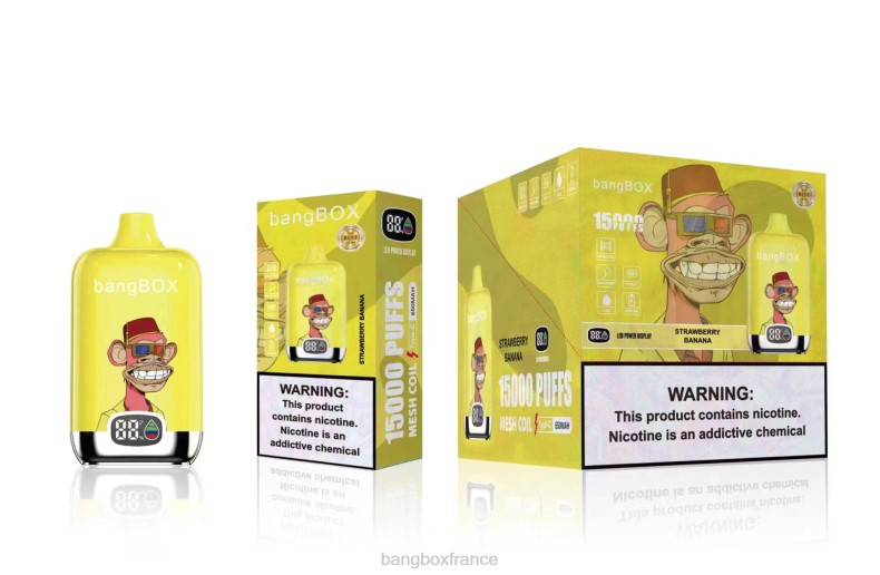 Vape Bang Box Avis - Bang Box 15000 bouffées banane fraise X428643