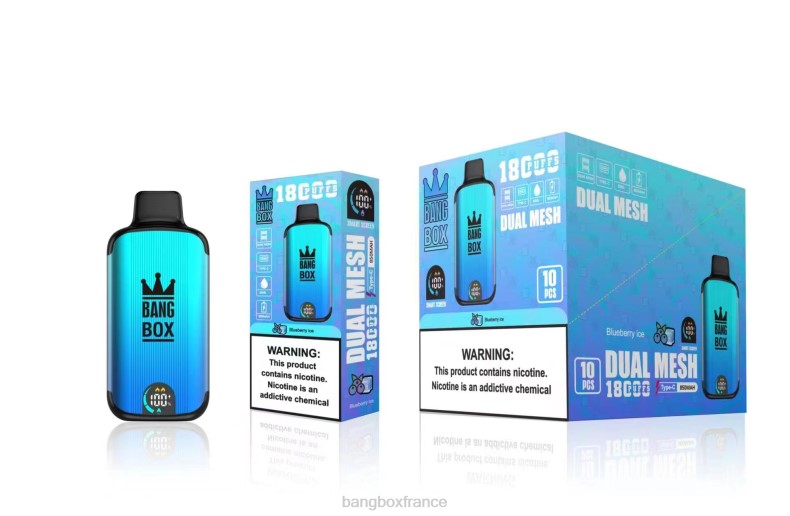 Bang Box France - Bang Box 18000 bouffées glace aux myrtilles X428690