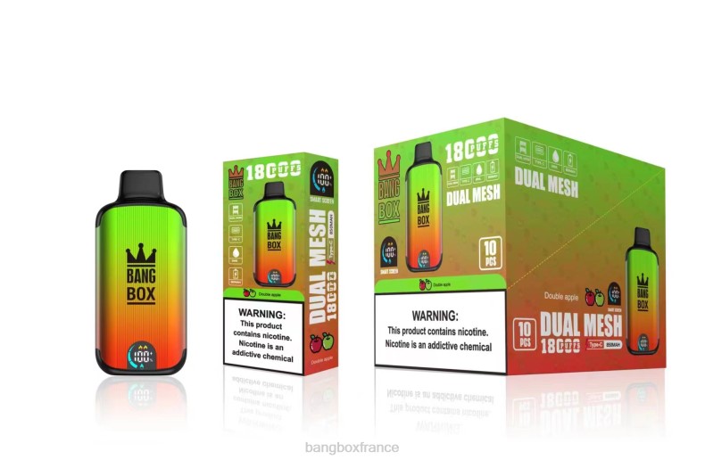 Puff Bang Box Nicotine - Bang Box 18000 bouffées double pomme X428693