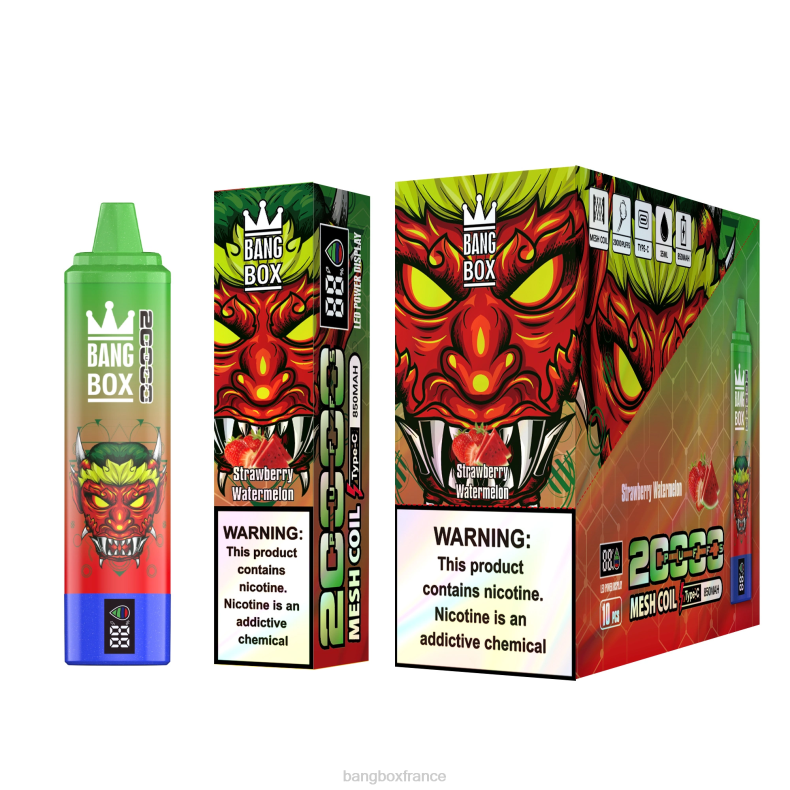 Vape Bang Box Avis - Bang Box Écran intelligent de 20 000 bouffées pastèque fraise X428652