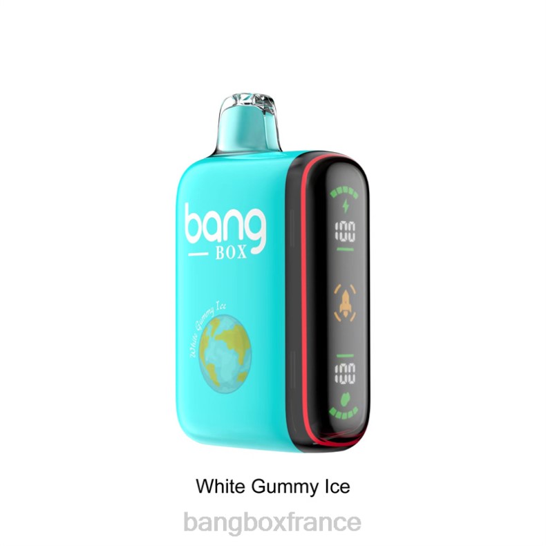 Puff Bang Box Nicotine - Bang Box Affichage de puissance intelligent de 9 000 à 18 000 bouffées glace gommeuse blanche X428630