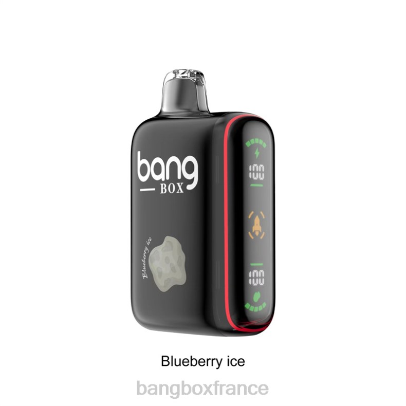 Puff Bang Digital Box - Bang Box Affichage de puissance intelligent de 9 000 à 18 000 bouffées glace aux myrtilles X428632