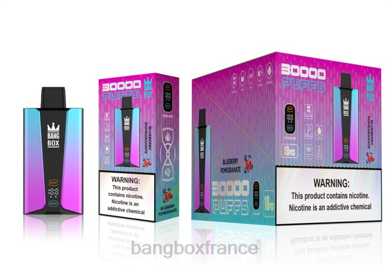 Bang Box Avis - Bang Box Écran intelligent de 30 000 bouffées Pomgerante aux myrtilles X428680