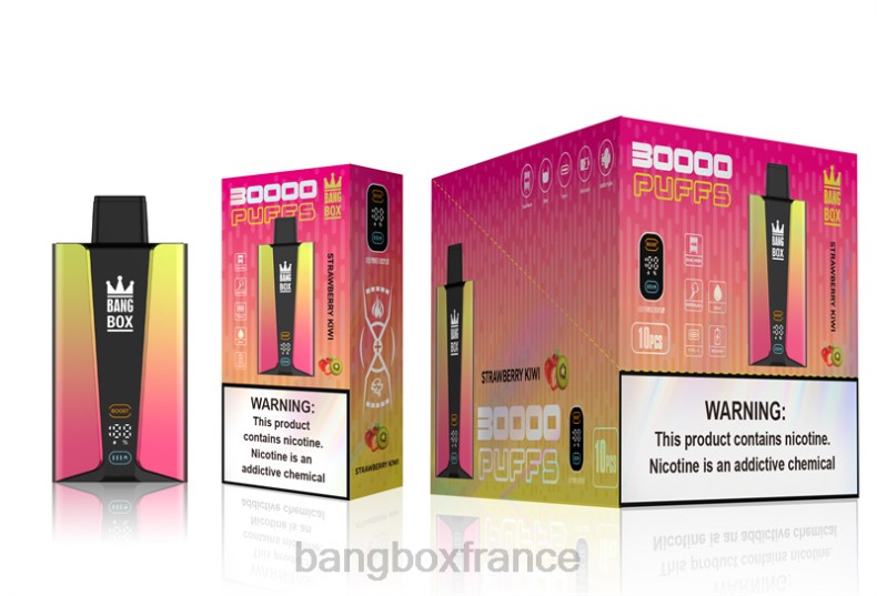 Puff Bang Box Avis - Bang Box Écran intelligent de 30 000 bouffées fraise-kiwi X428674