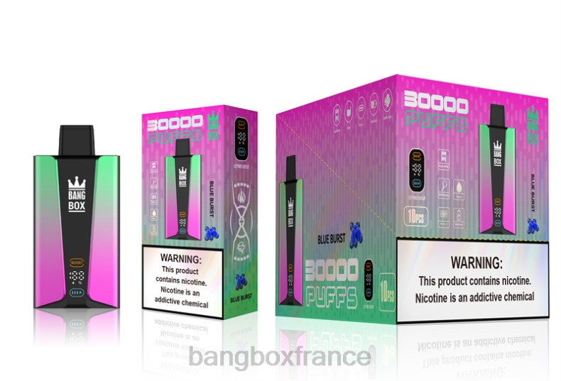 Puff Bang Box - Bang Box Écran intelligent de 30 000 bouffées éclat bleu X428682