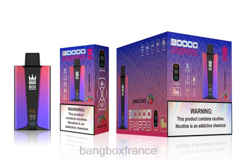 Vape Bang Box Prix - Bang Box Écran intelligent de 30 000 bouffées jus de jungle X428678