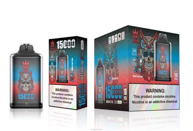 Bang Box France - Bang Box s1-15000 bouffées glace bleue X4286108