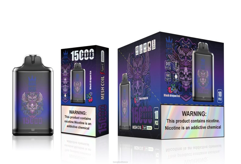 Puff Bang Box Avis - Bang Box s1-15000 bouffées glace de dragon noir X4286110